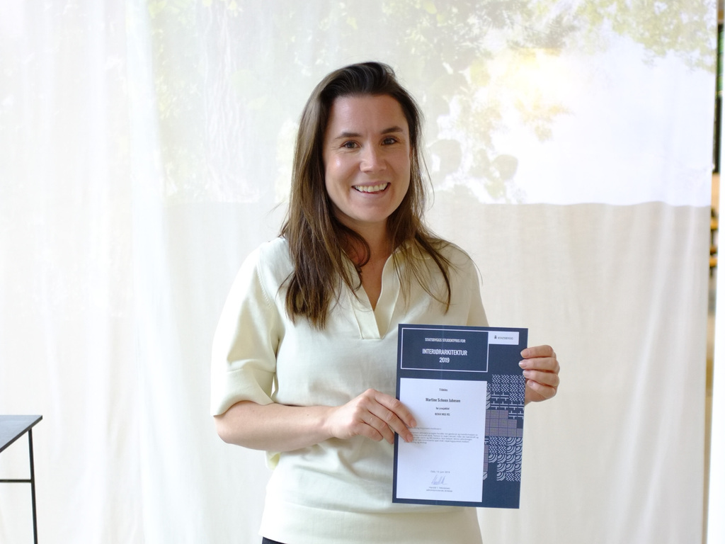 Statsbyggs studentpris til Martine Scheen Statsbyggs studentpris til Martine Scheen