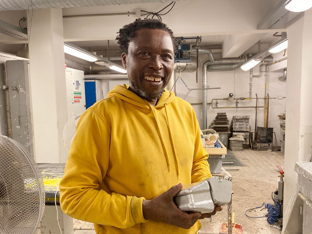Germain Ngoma tildelt DNBs kunststipend Germain Ngoma tildelt DNBs kunststipend